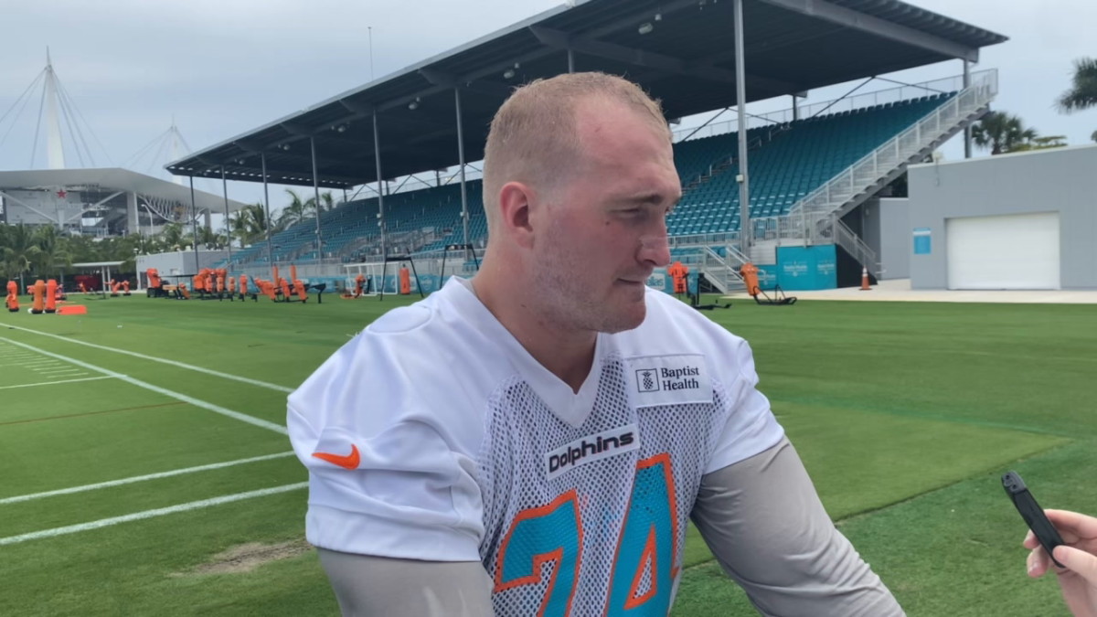 Liam Eichenberg Miami Dolphins depth chart position made fans crazy