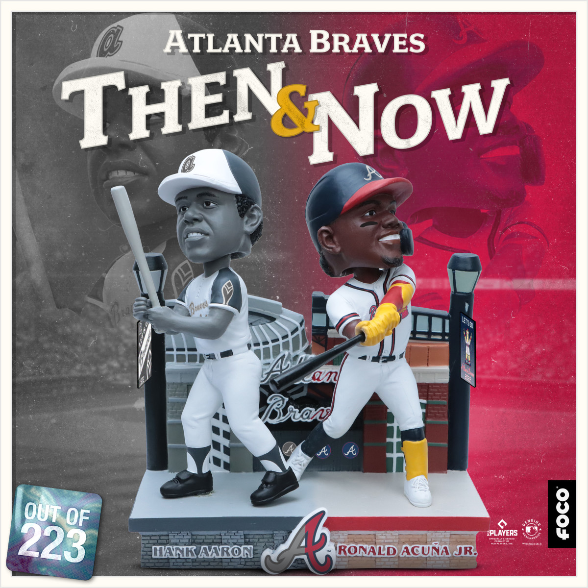 FOCO releases Hank Aaron and Ronald Acuña Then and Now bobblehead -  Sports Illustrated Atlanta Braves News, Analysis and More