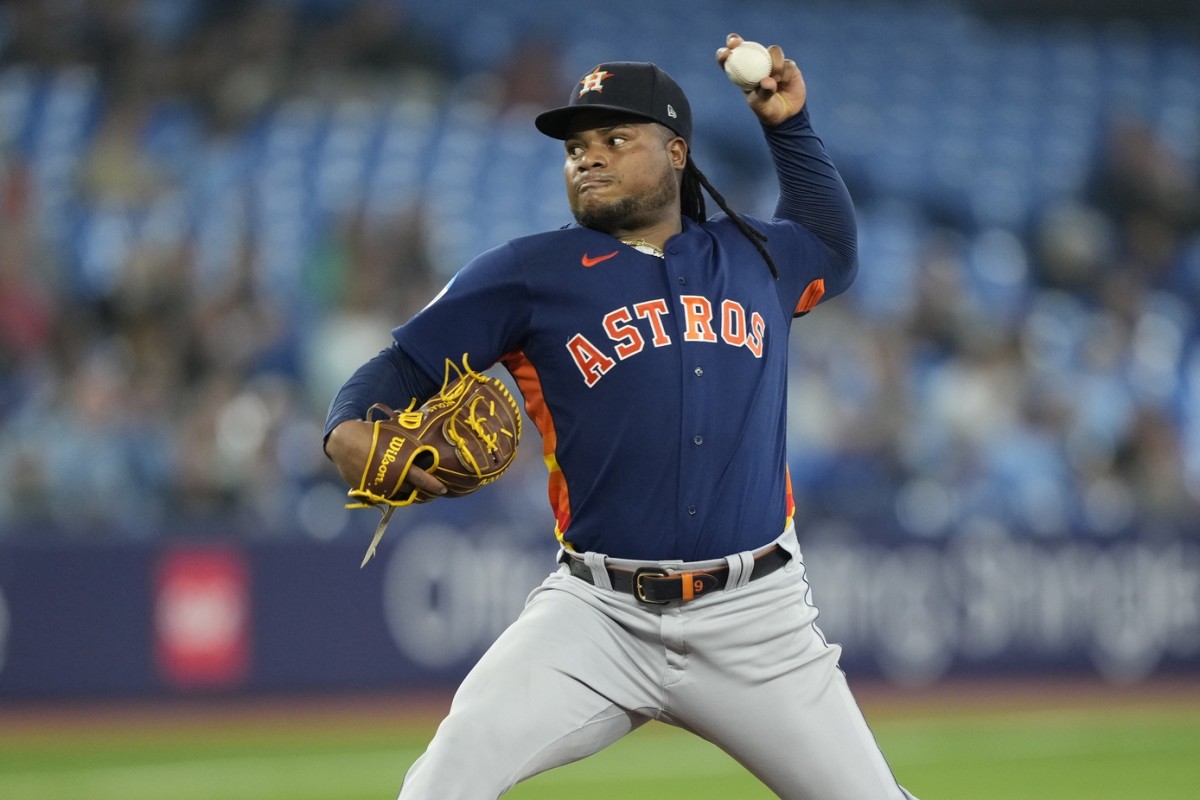 Framber Valdez wins first MLB start for Astros