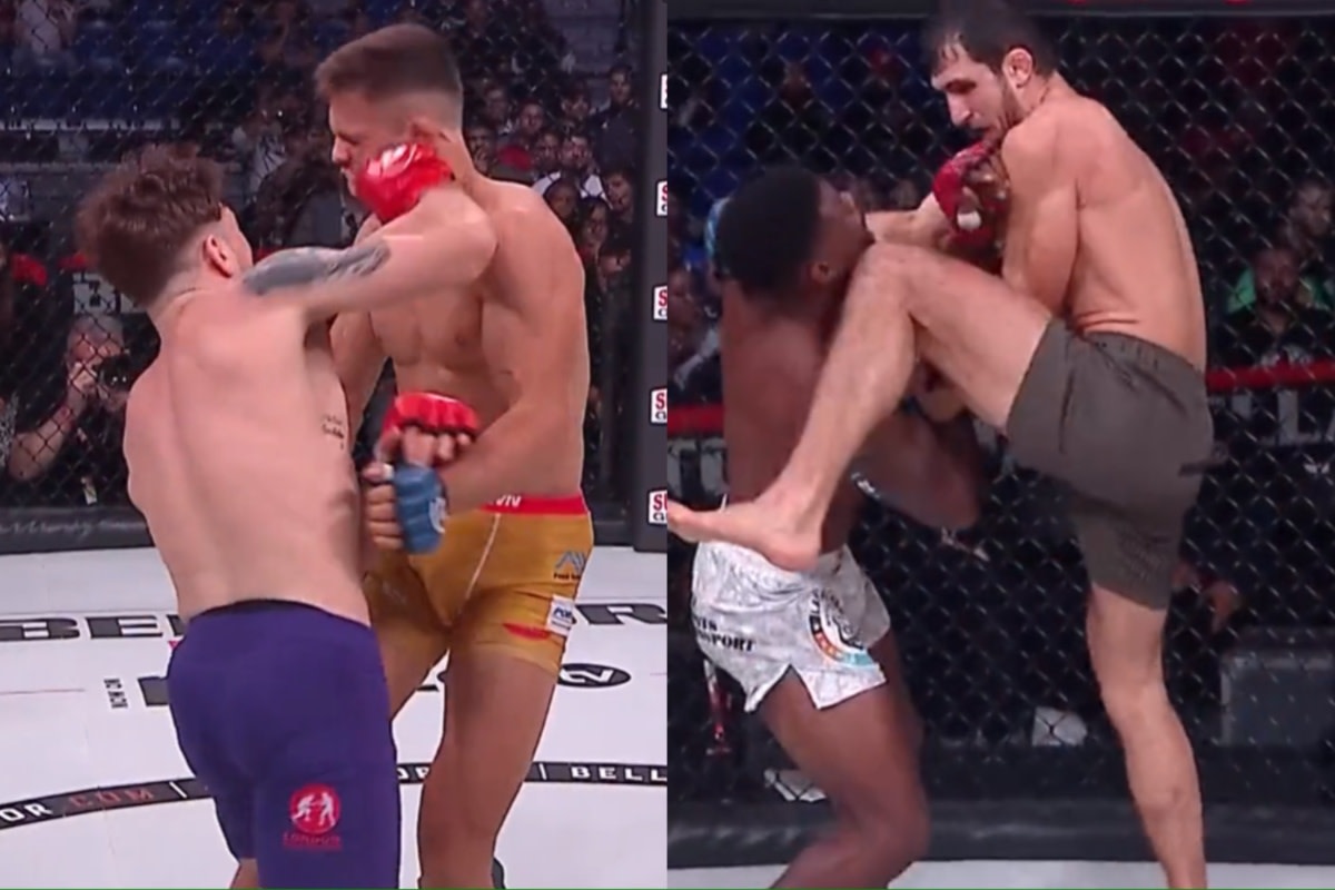 Video Bellator 297 Fighters Score Brutal Knockouts In Chicago Sports Illustrated Mma News