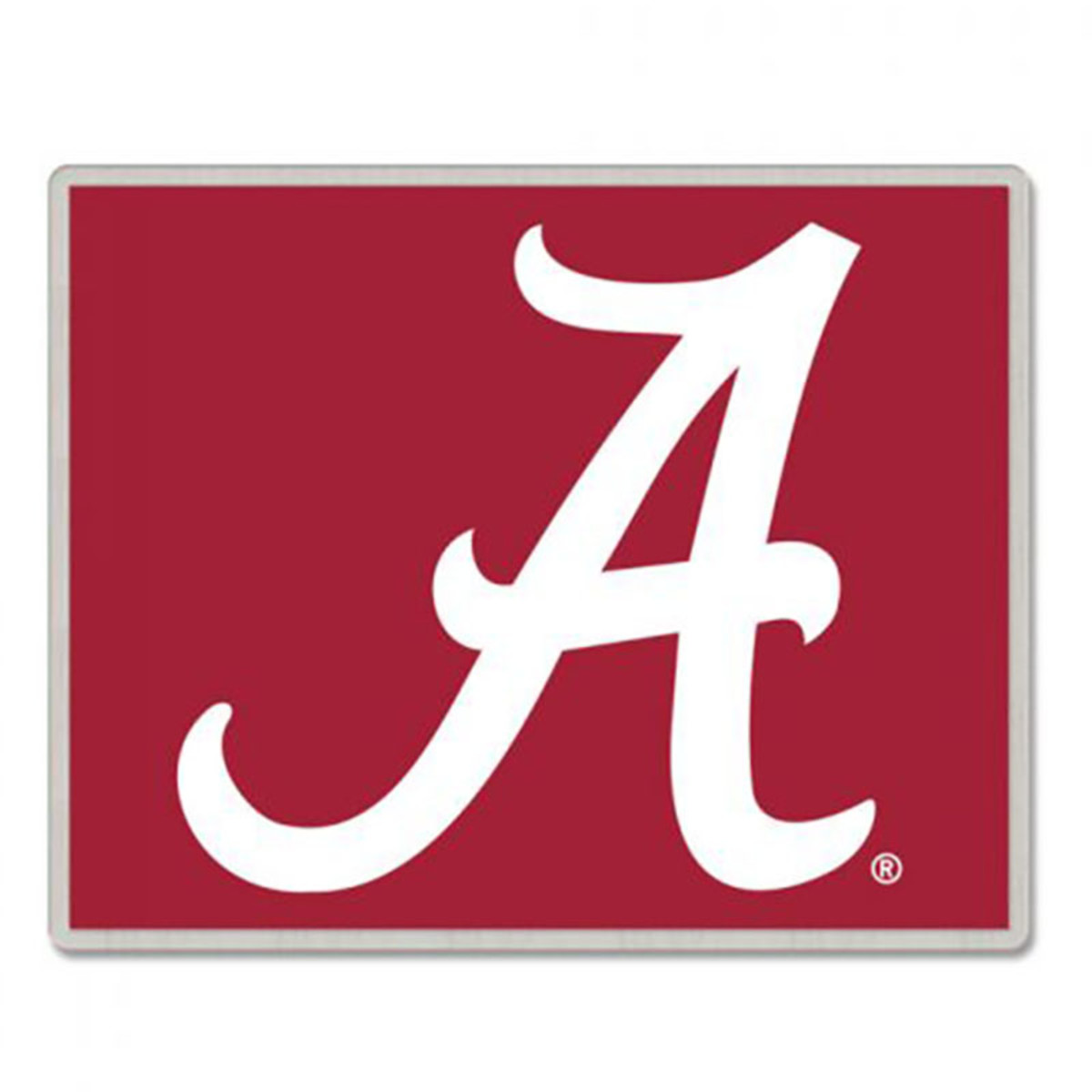 Alabama script A logo pin