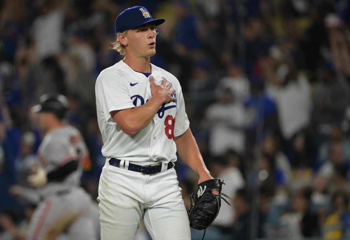 Los Angeles Dodgers' Rookie Pitcher Makes MLB History on Saturday - Fastball