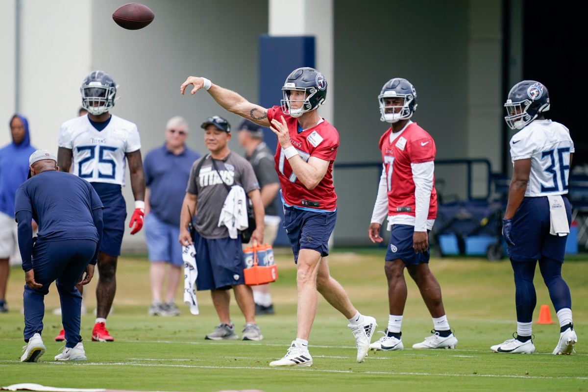 Titans QB Ryan Tannehill Preparing to Play in First Playoff Game on  Saturday vs Patriots