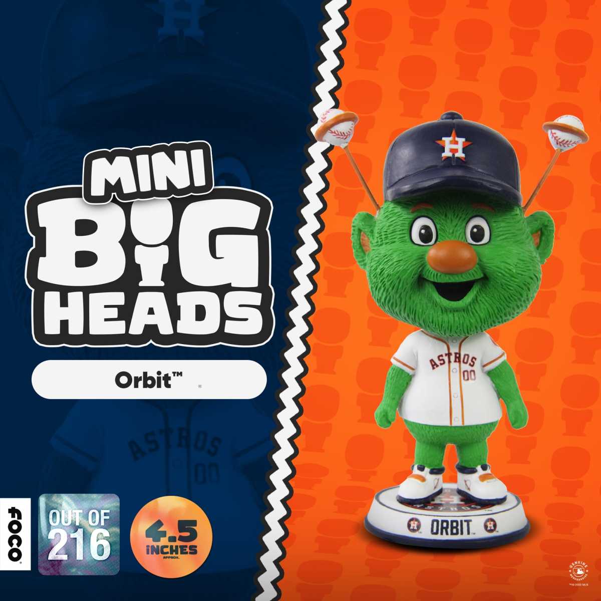 Houston Astros MLB Orbit Mascot Plush Hat