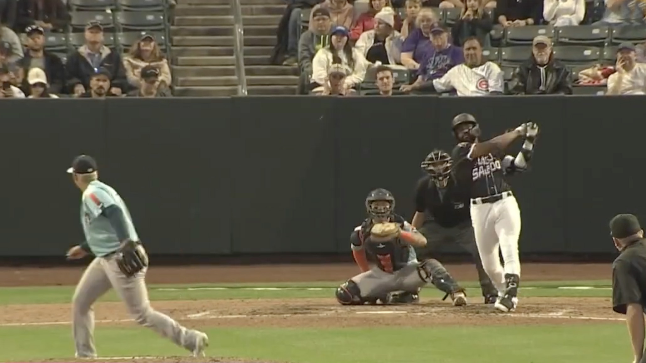 C.J. Cron hits 504-foot home run at Coors Field