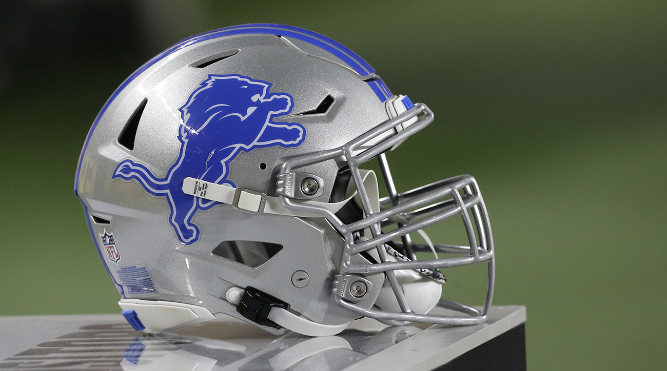 Lions unveil new blue helmet - NBC Sports