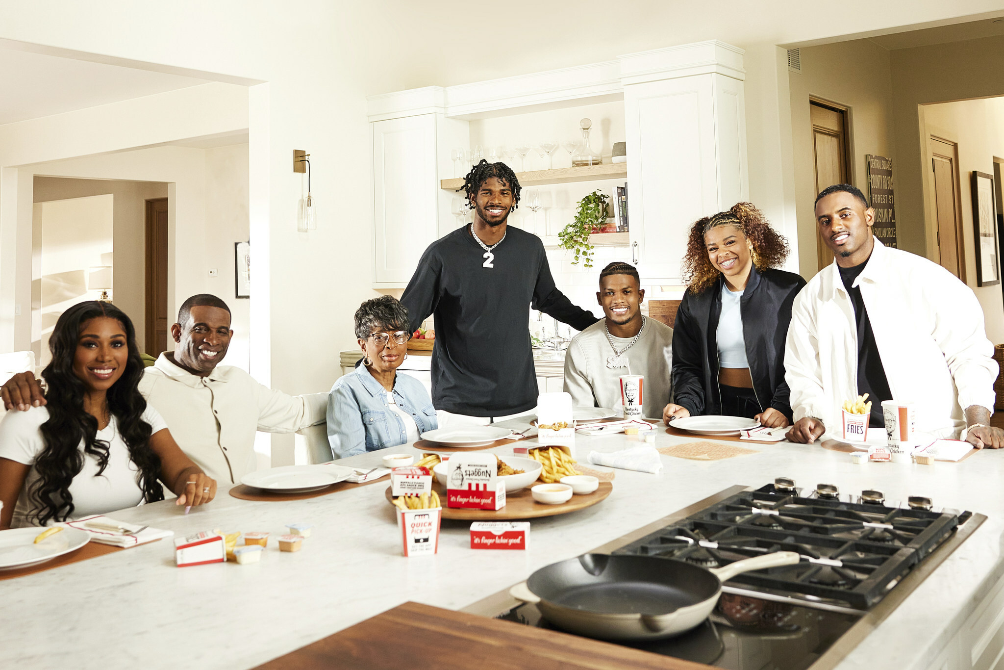 Behind the Scenes Sanders family bonds over KFC commercial Sports