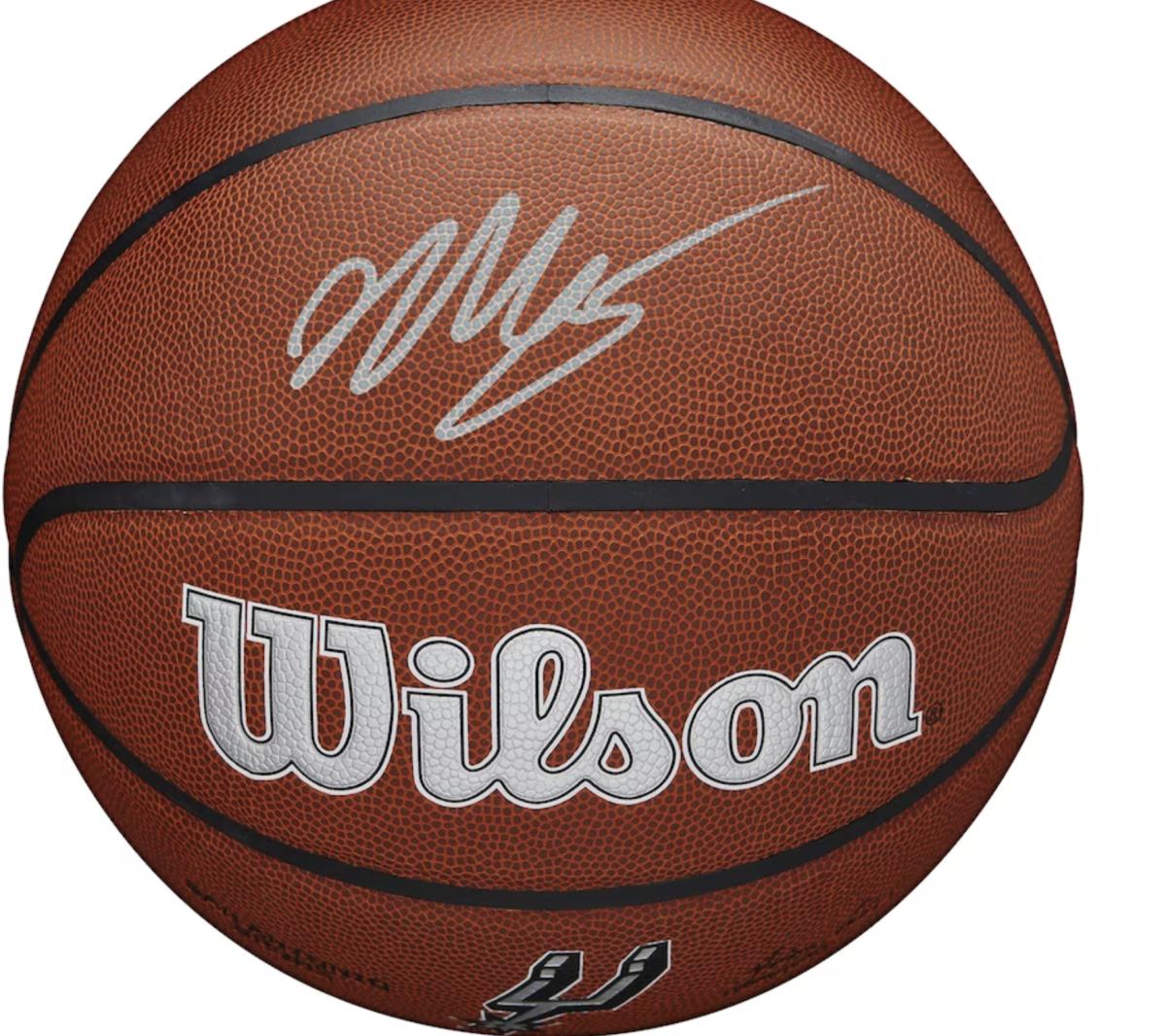 Fanatics Authentic Victor Wembanyama San Antonio Spurs Autographed Nike Icon Swingman Jersey