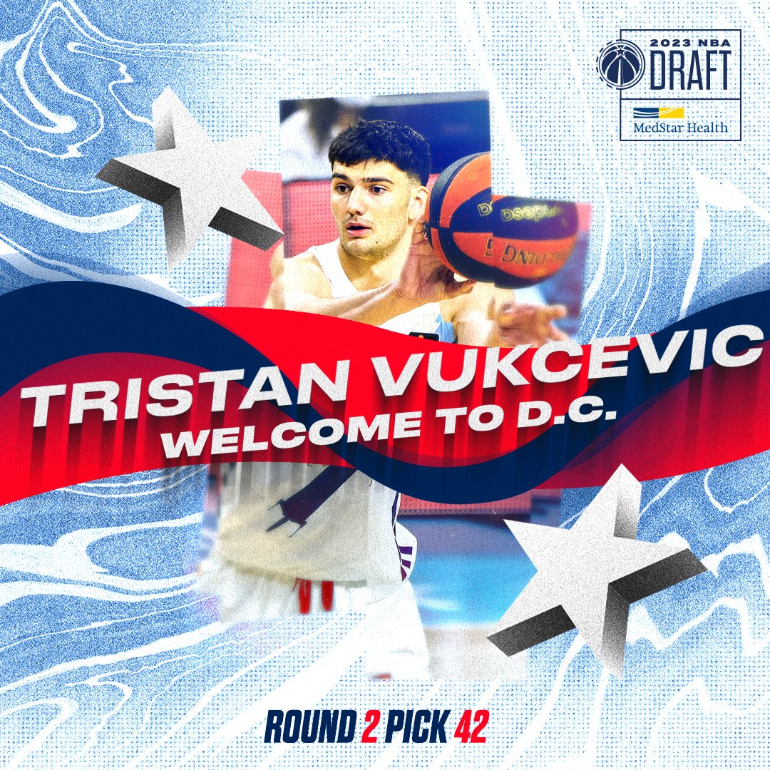 Washington Wizards NBA Draft: Frontcourt Additions Continue With Selection  Of C Tristan Vukcevic - Sports Illustrated Washington Wizards News,  Analysis and More