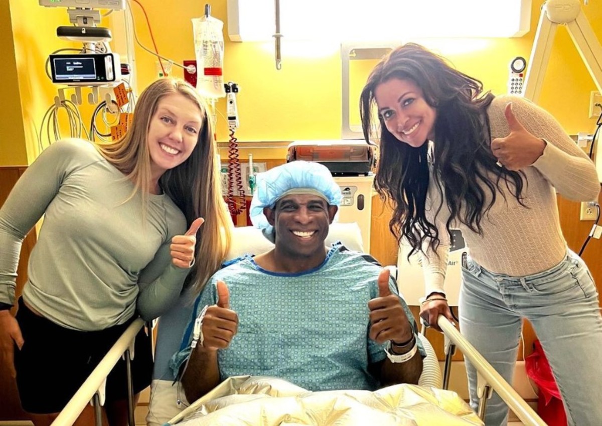 Deion Sanders Pre-Operation Photo