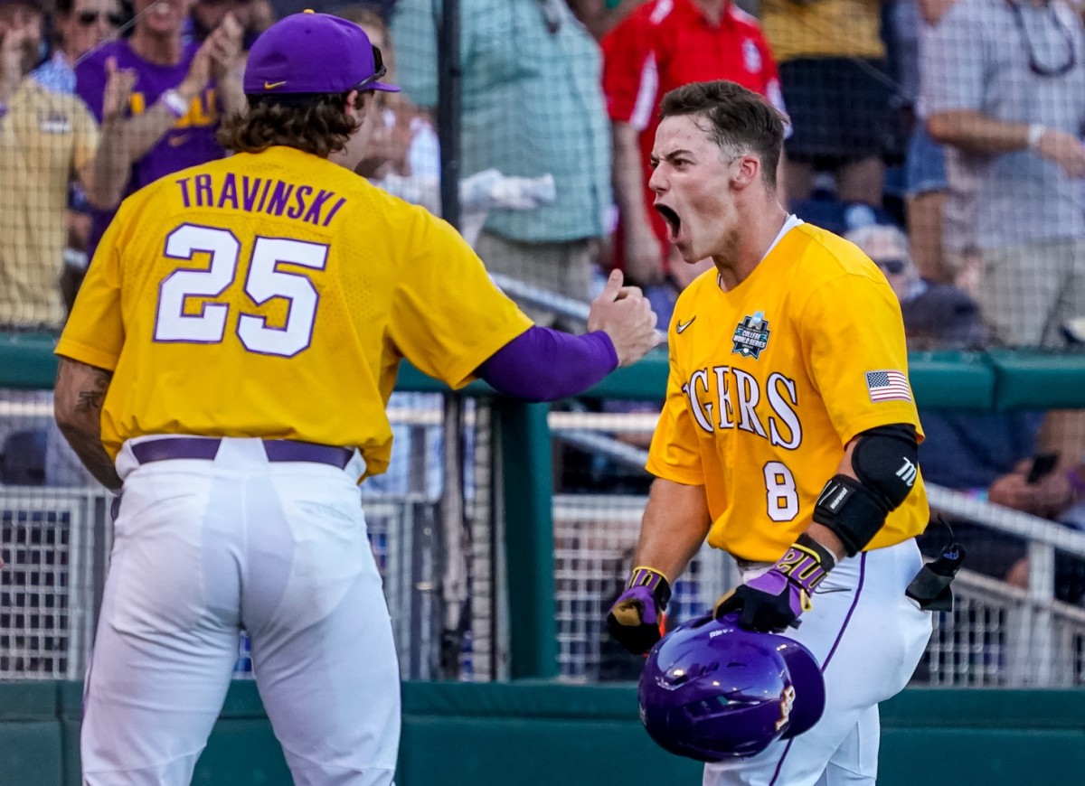 College World Series Finals LSU Takes First Game Of Championship