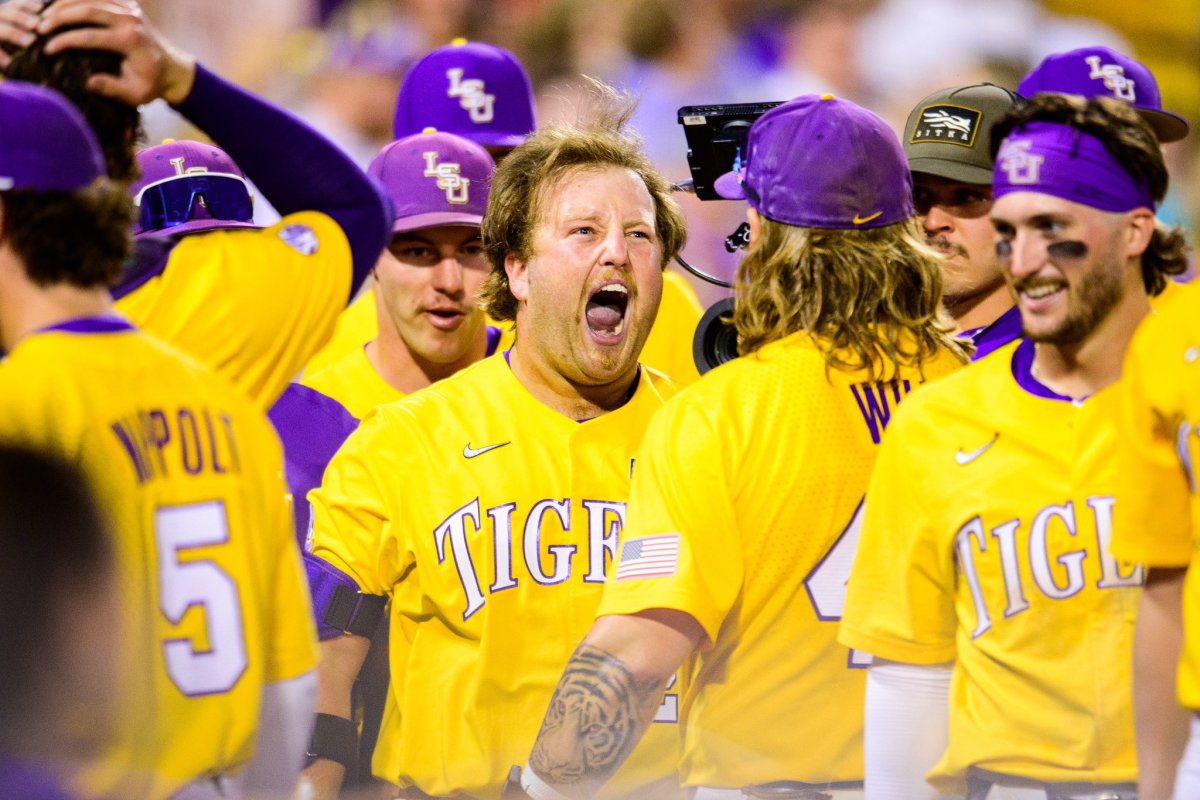 LSU TIGERS Grenade NFL Baseball Jersey Shirt