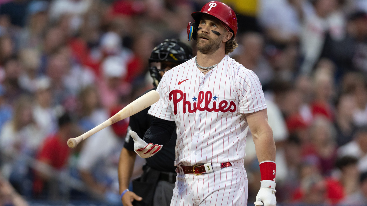 Philadelphia Phillies designated hitter Bryce Harper.