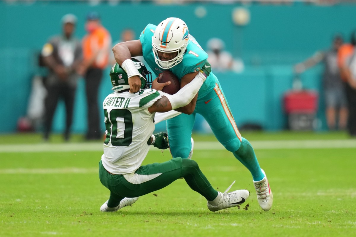 2023 Jets Country Player Profile: RB Michael Carter (32) - Sports  Illustrated New York Jets News, Analysis and More