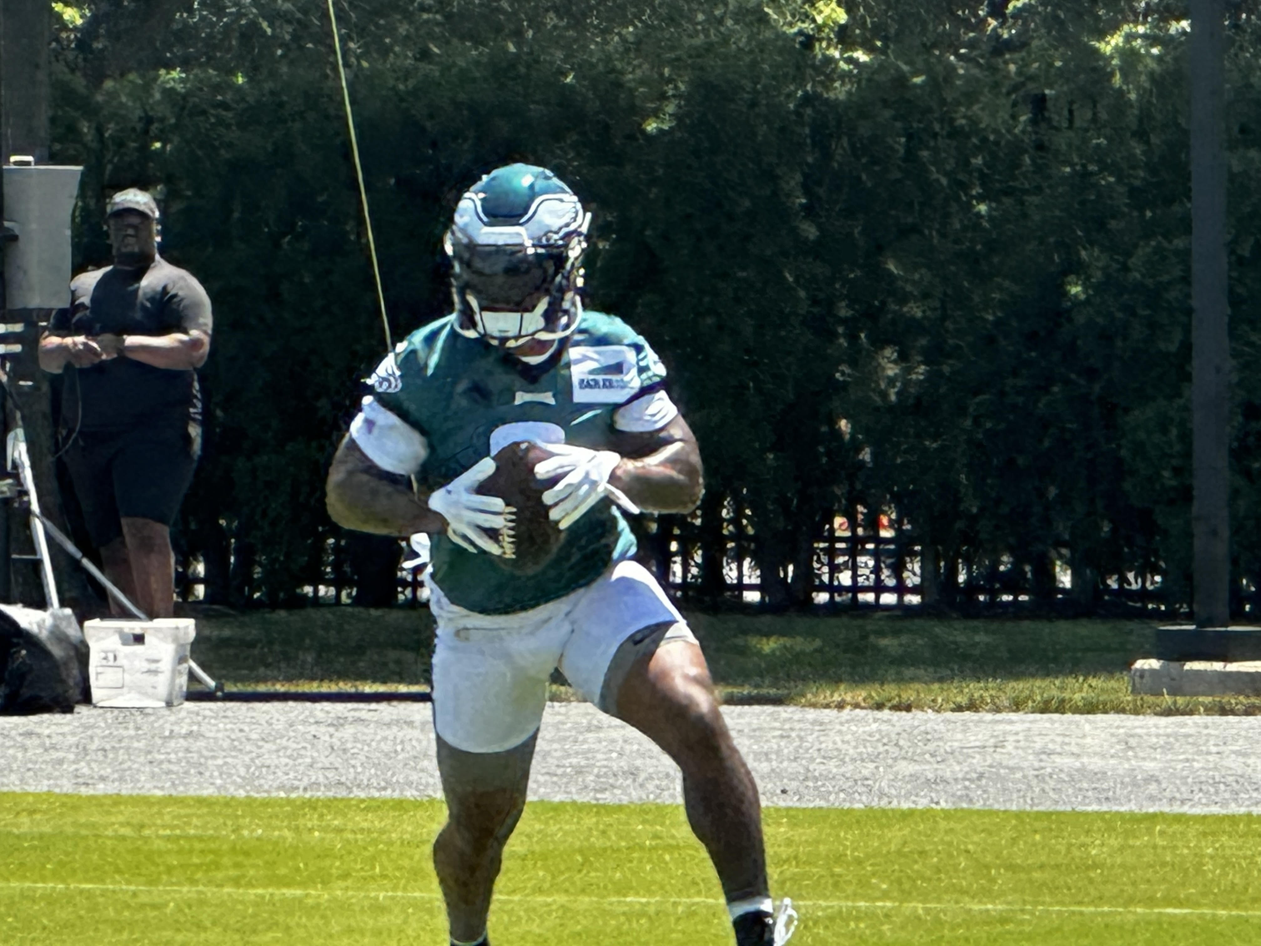 Gamesmanship or Game On: What's Behind D'Andre Swift's Work with the  Eagles' Receivers? - Sports Illustrated Philadelphia Eagles News, Analysis  and More