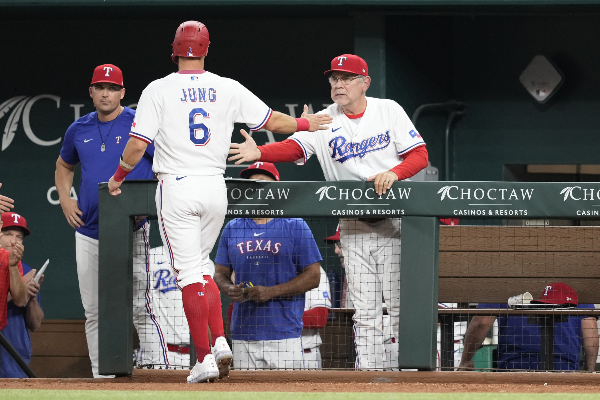 Injury Update on Texas Rangers Outfielder Josh Smith After Being Hit by  Pitch - Sports Illustrated Texas Rangers News, Analysis and More