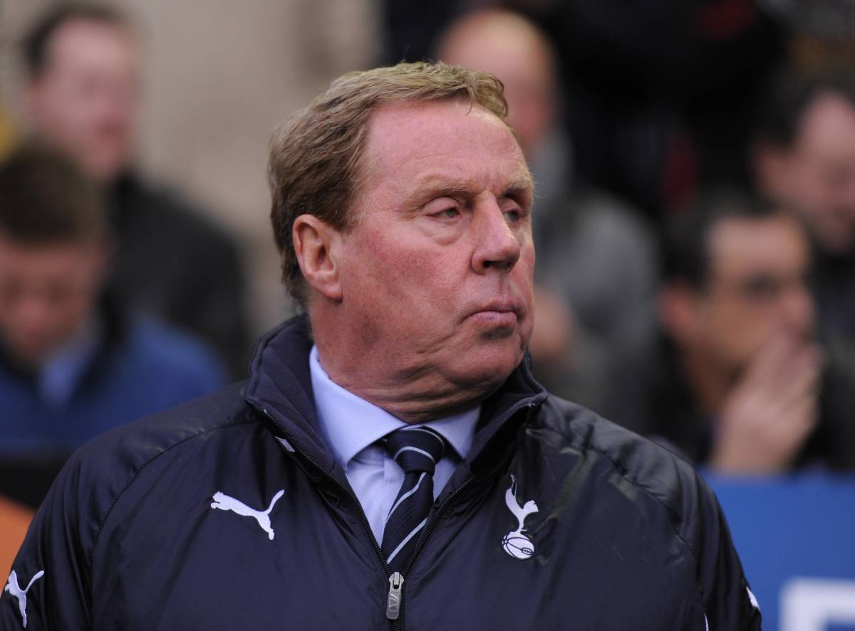 Harry Redknapp pictured in May 2012 during his time as Tottenham Hotspur manager