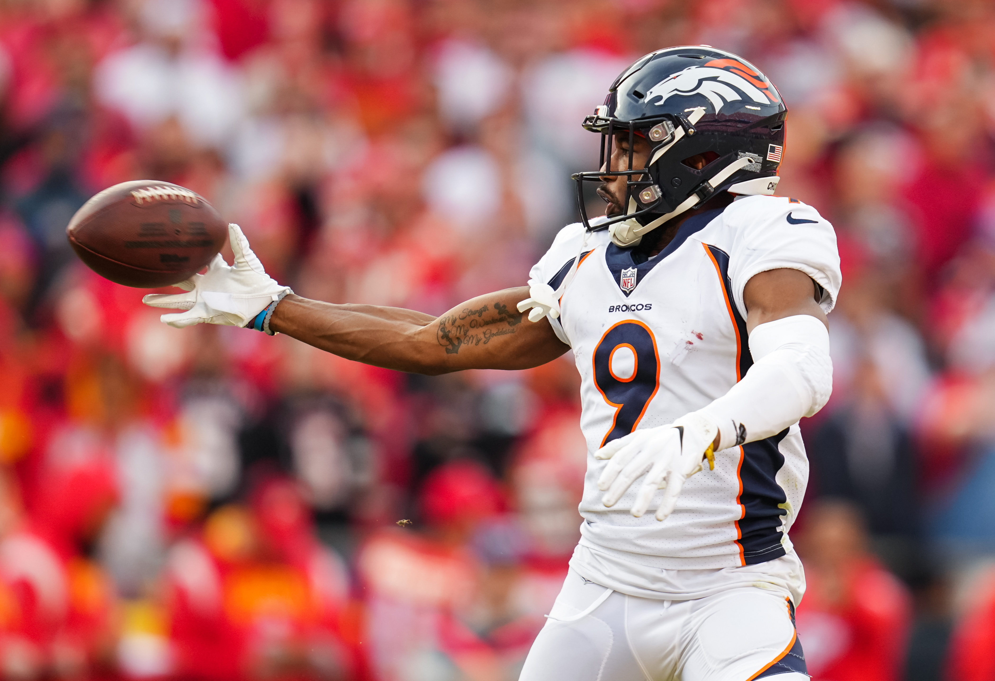 Denver Broncos wide receiver Kendall Hinton embracing role, growing on  offense - Mile High Sports