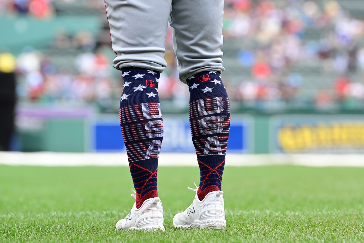 American-Themed Socks, Caps All Over MLB on Fourth of July