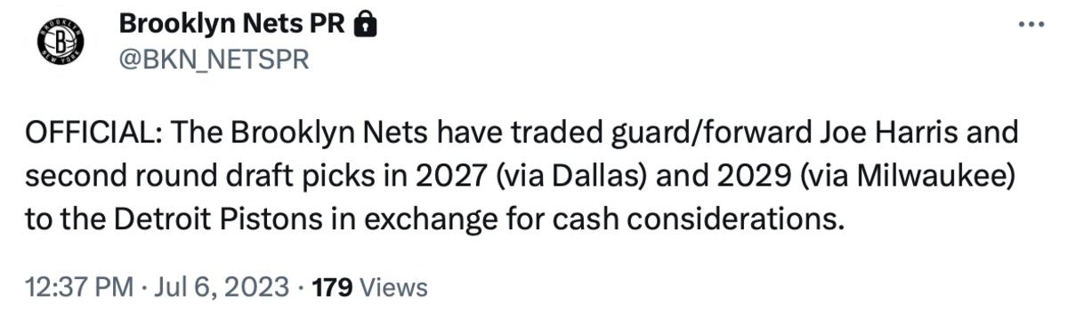 Via Brooklyn Nets PR 