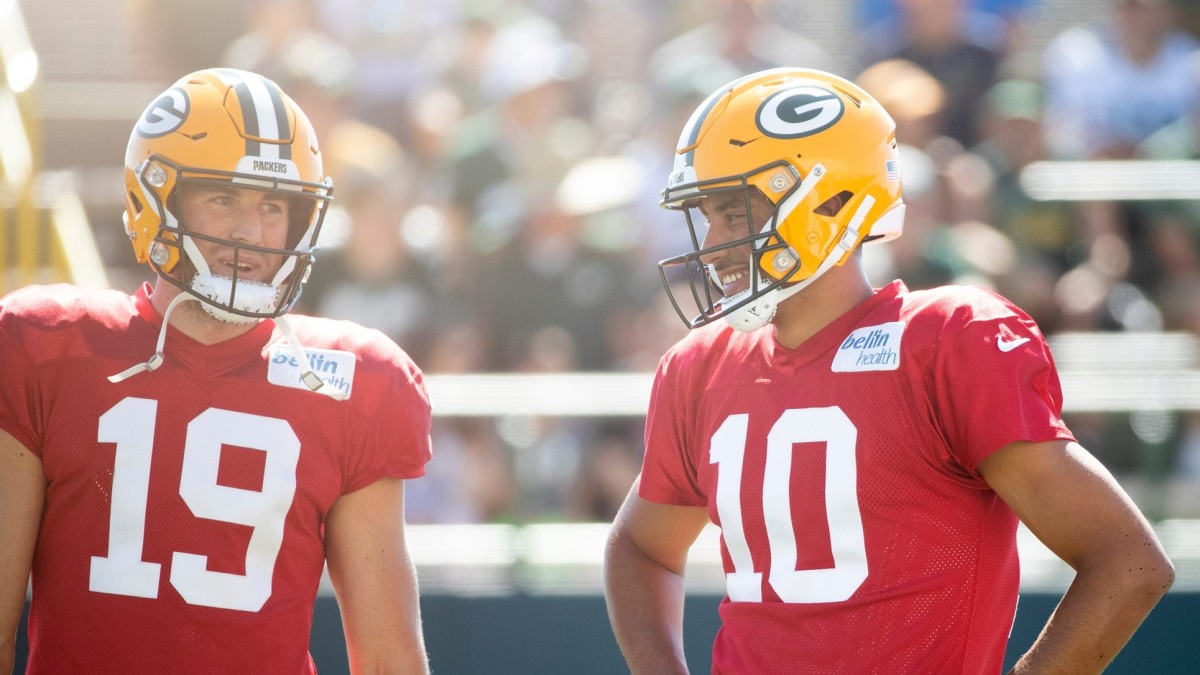 Jordan Love and Danny Etling