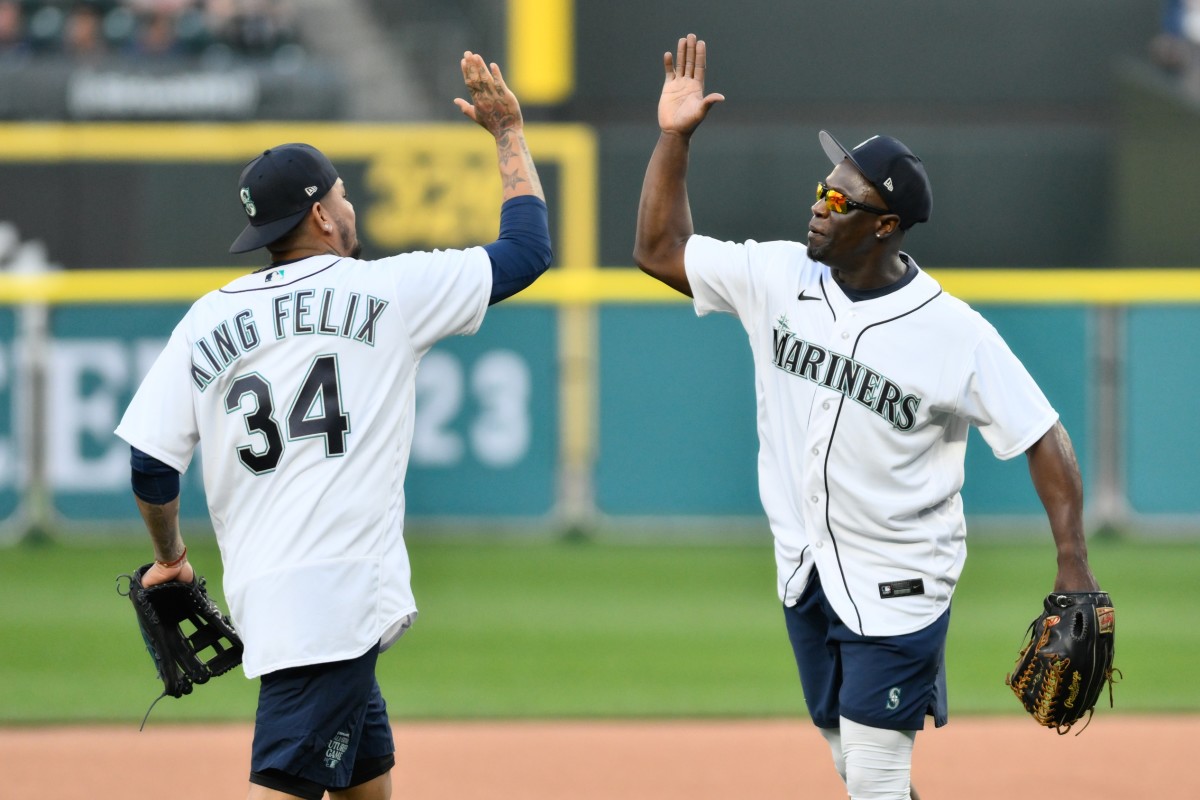 Soon-To-Be Seattle Mariners Hall of Famer Felix Hernandez Goes Deep in Celebrity  Softball Game at All-Star Festivities - Fastball