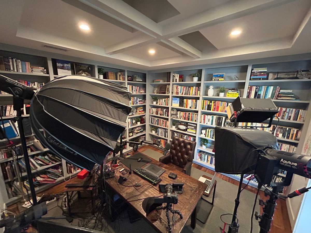 JT O’Sullivan’s QB School setup inside his San Diego home