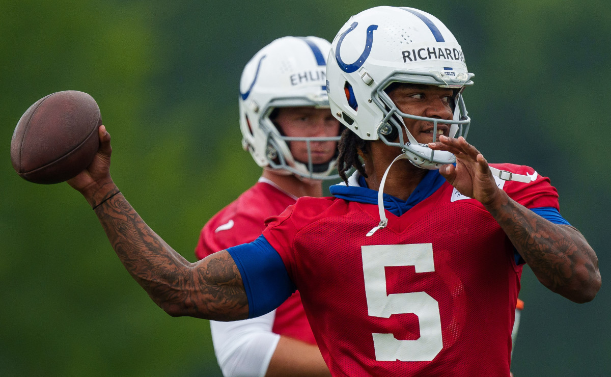 Colts Rookie QB Anthony Richardson is working toward starting for the Colts.