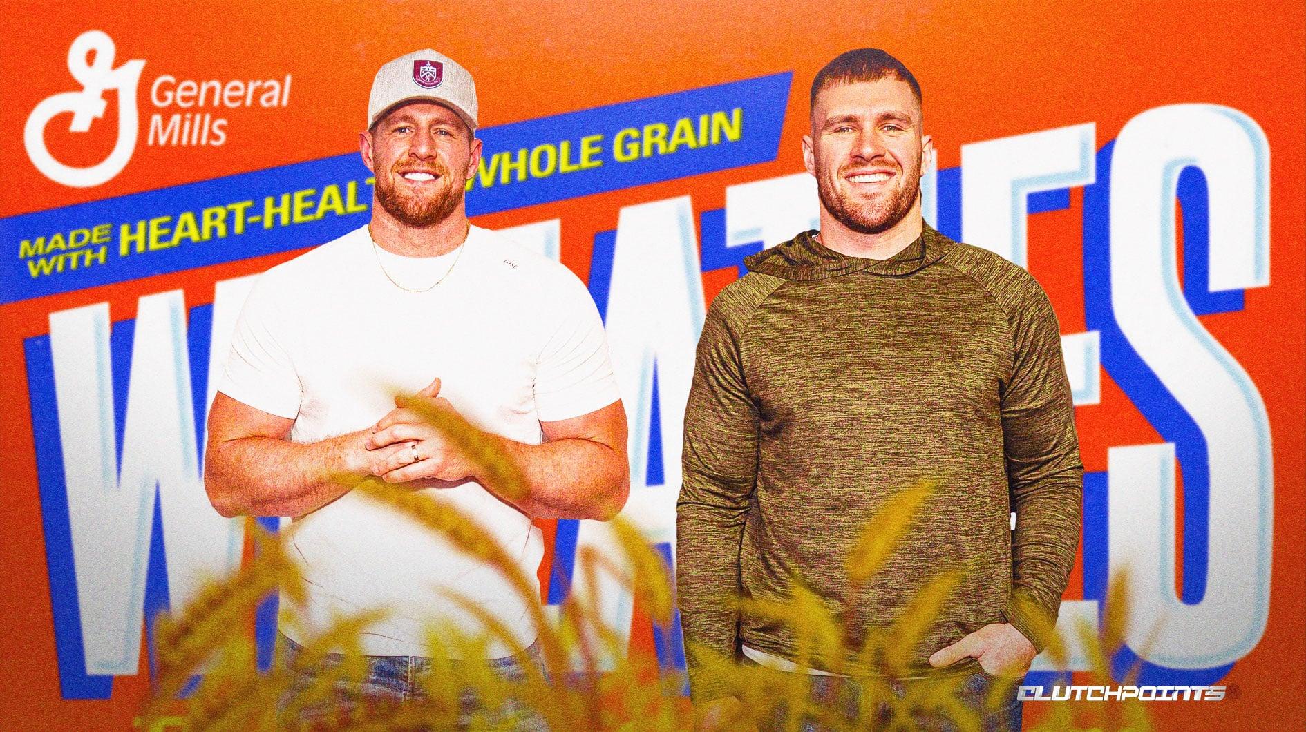 NFL's Watt brothers make history on Wheaties box