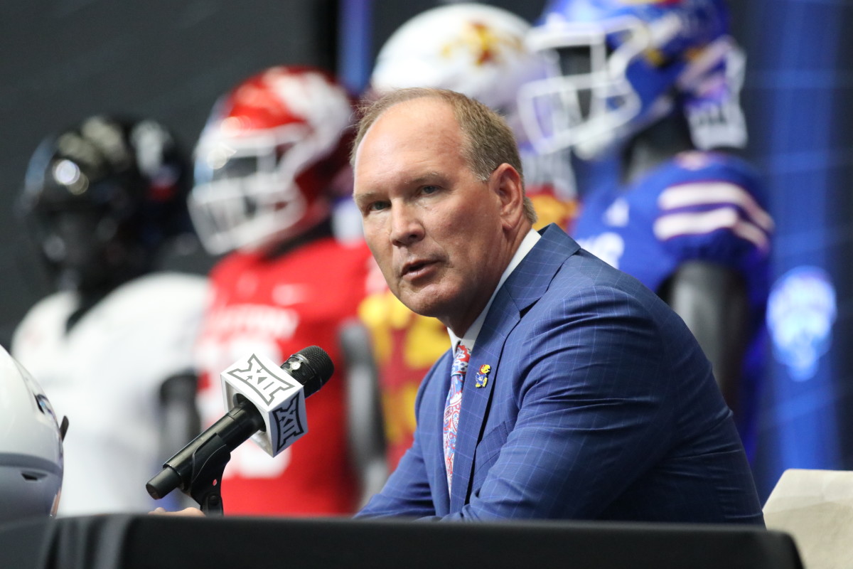 Big 12 Media Days: How Lance Leipold Expects Kansas QB Jalon Daniels To ...