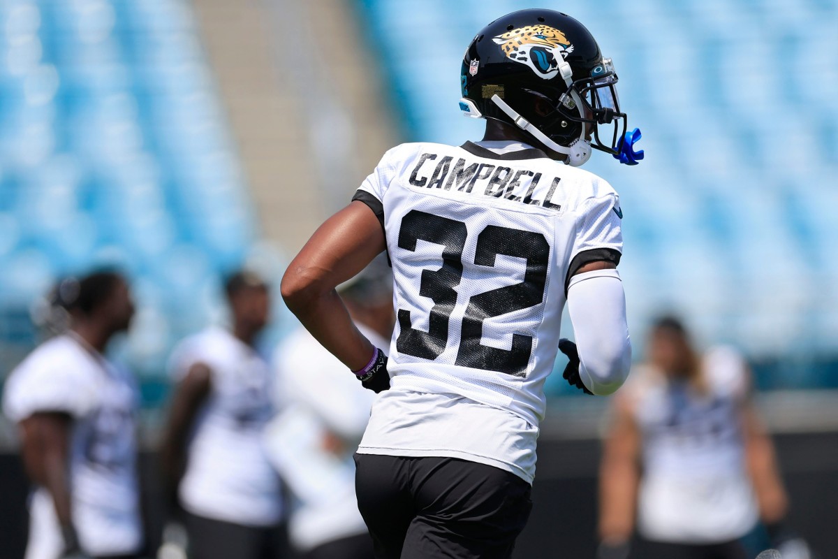 Jacksonville Jaguars cornerback Tyson Campbell (32) during an NFL