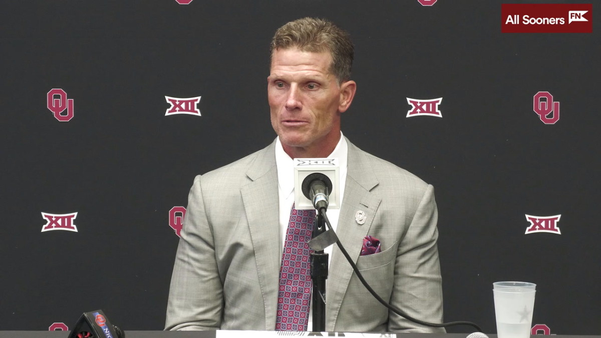 WATCH: Oklahoma Coach Brent Venables Breakout Interview - Sports ...