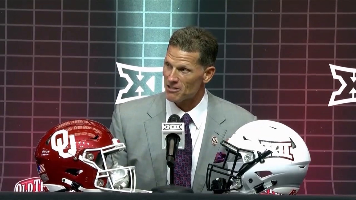 WATCH: Oklahoma Coach Brent Venables Full Big 12 Media Day Press ...