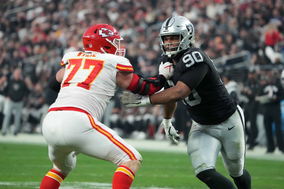 Las Vegas Raiders players, coordinator on team's defensive growth