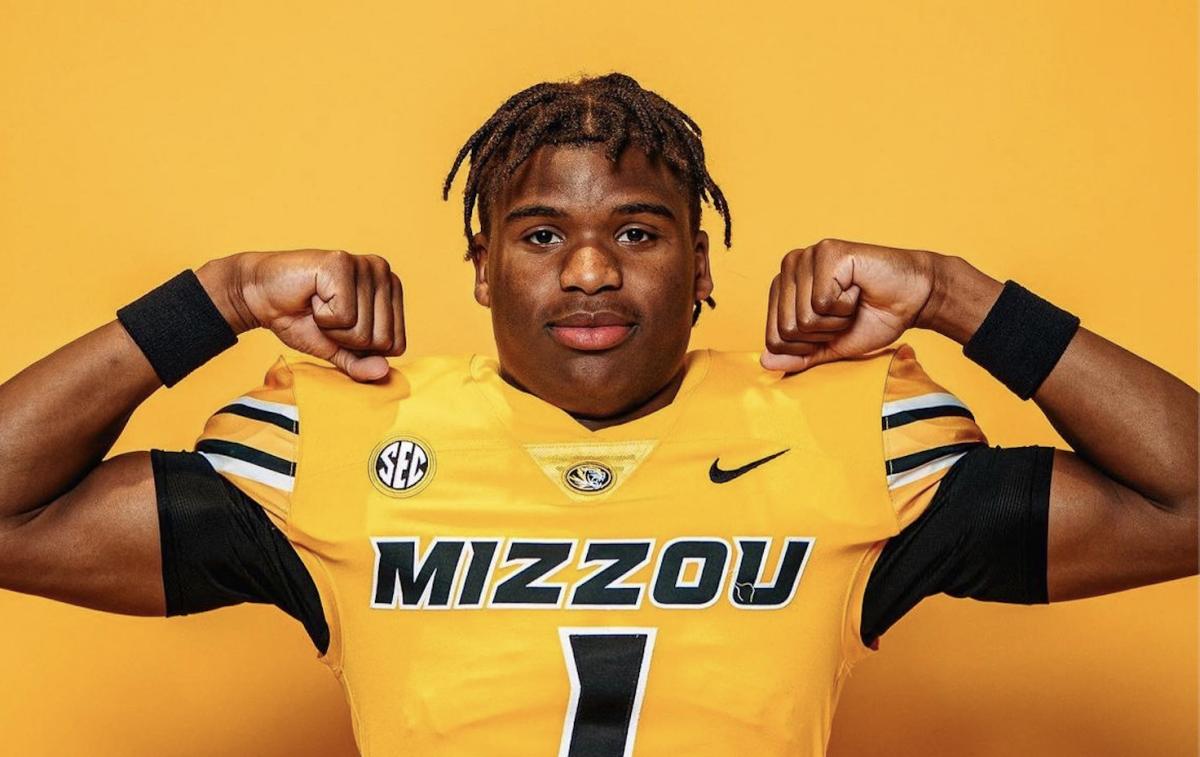 2024 WR Ryan Wingo during his official visit to Missouri on June 23