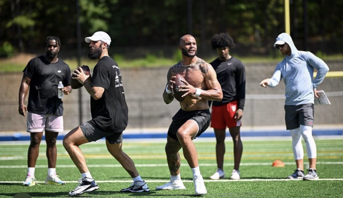 Dak workout in Atlanta