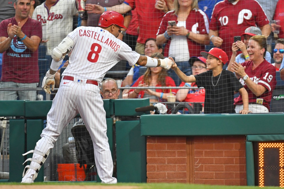 Nick Castellanos' son tried to help his dad by blinding the