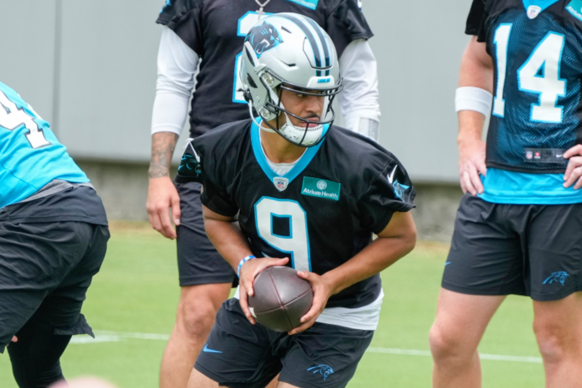 Carolina Panthers quarterback Bryce Young