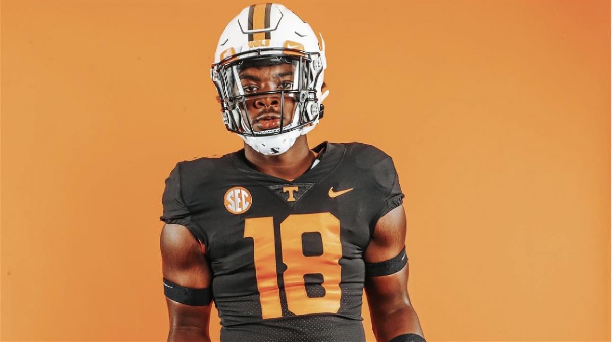 Tennessee DE Tyree Weathersby during his official visit to Tennessee in Knoxville, Tennessee, on June 24, 2022. (Photo courtesy of Tyree Weathersby)