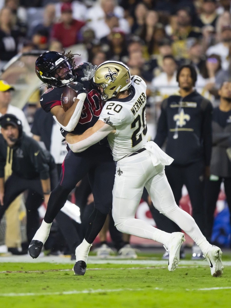 Tulane LB Nick Anderson wears Sam Mills jersey to share Saints signing