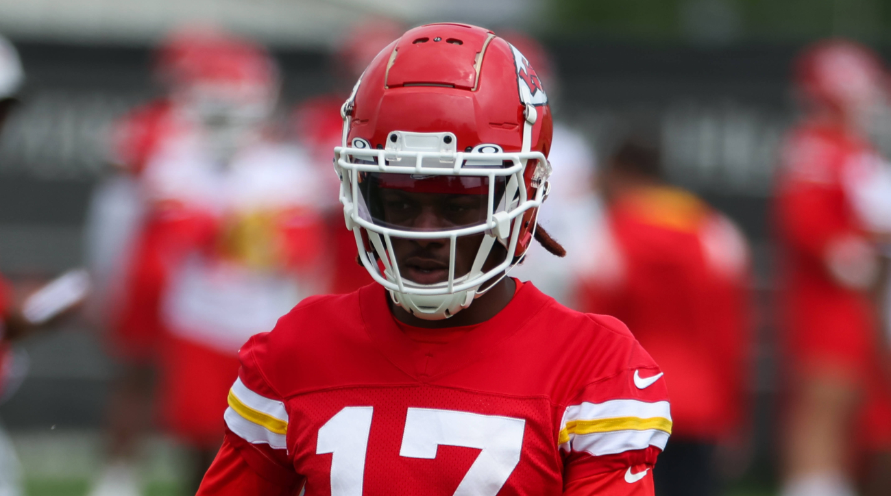 Chiefs WR Richie James talks about comfort with Patrick Mahomes