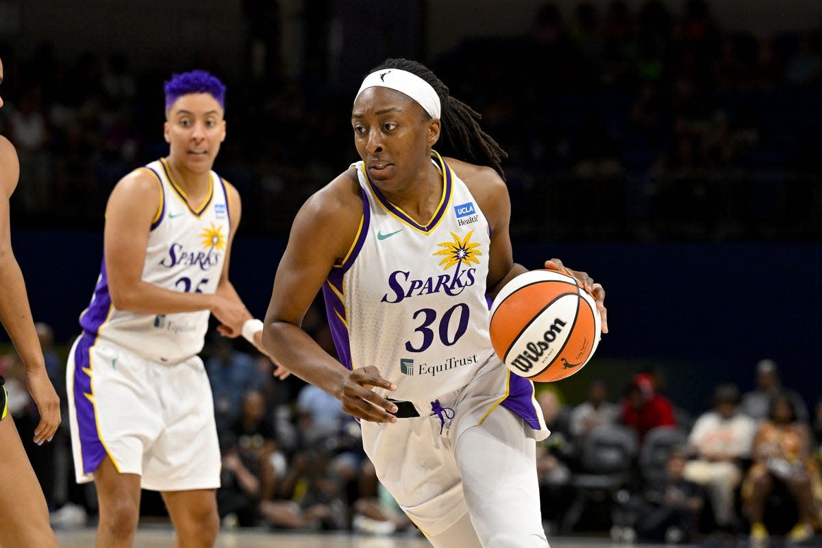 WATCH: New York Liberty defeat the Los Angeles Sparks in WNBA anniversary  game