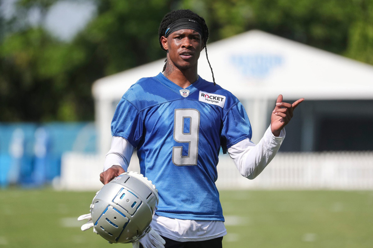 Detroit Lions wide receiver Jameson Williams