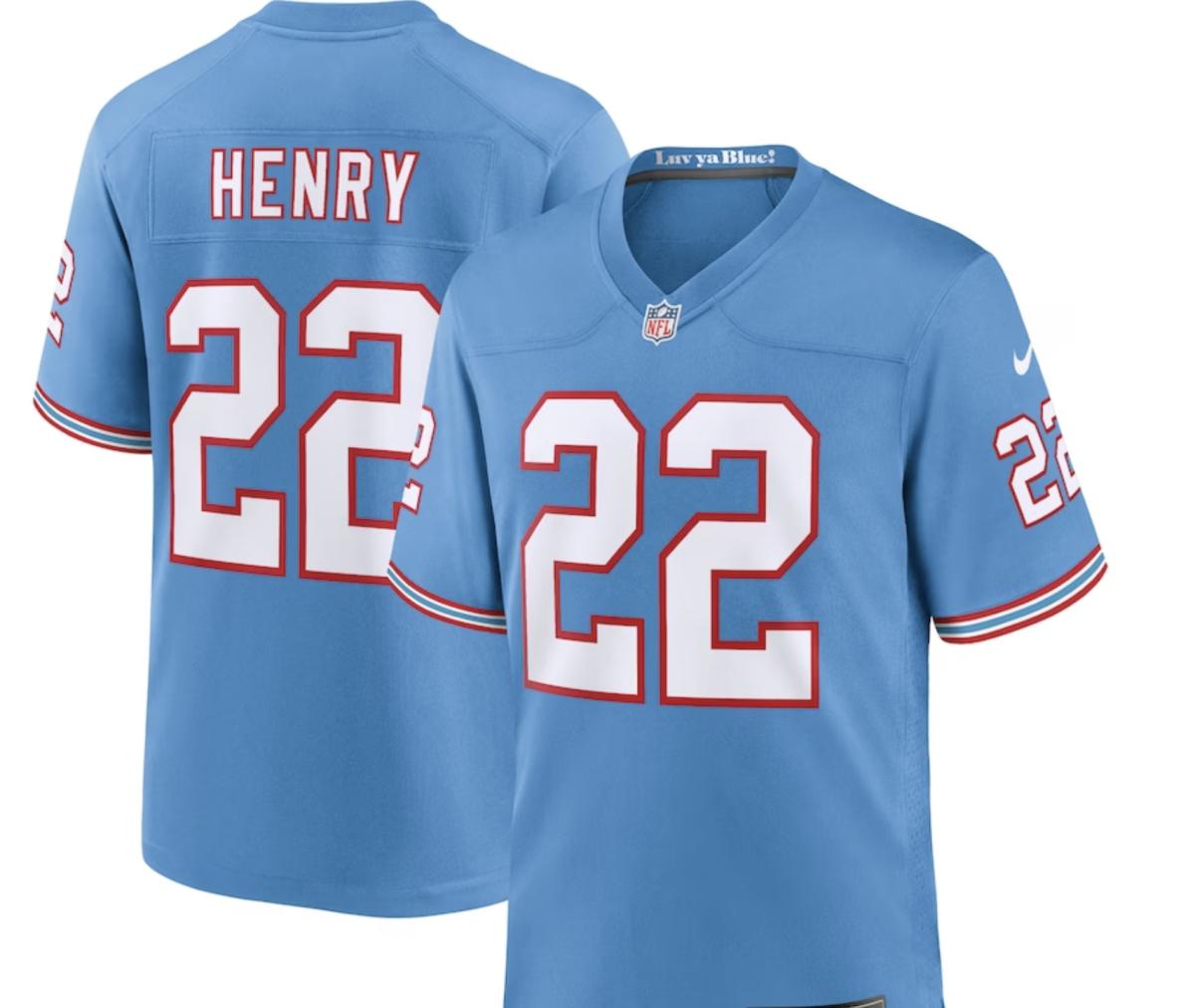 Where to buy Tennessee Titans 'Oilers' Throwback Jersey FanNation A