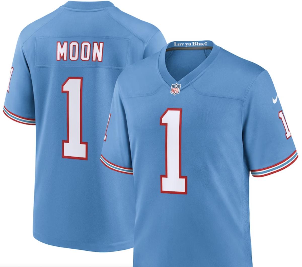 Where to buy Tennessee Titans 'Oilers' Throwback Jersey
