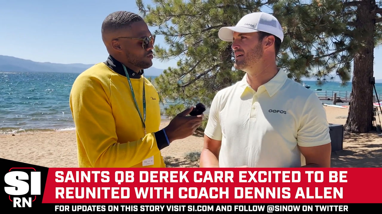 Saints QB Derek Carr Excited To Reunite With Dennis Allen - Sports  Illustrated New Orleans Saints News, Analysis and More