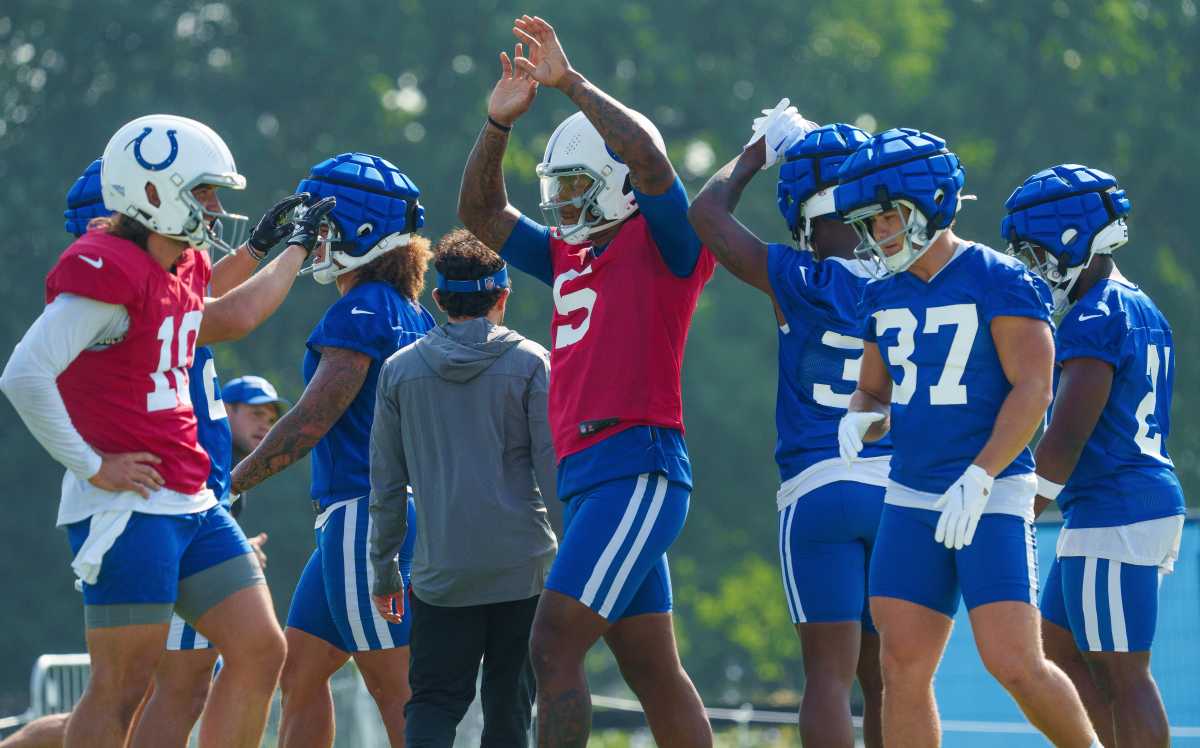 Photos of Indianapolis Colts NFL training camp day two in Westfield