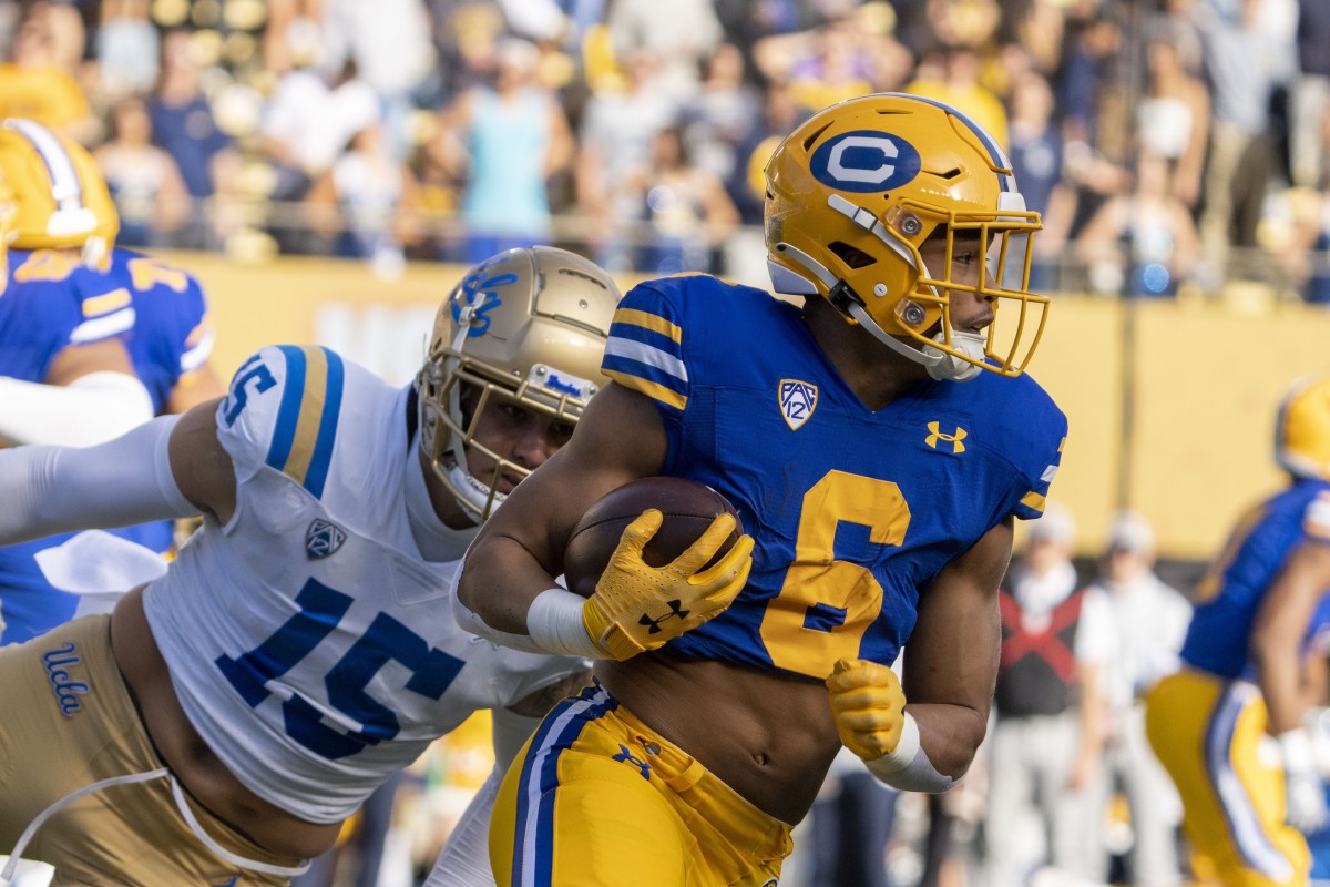 California Golden Bears Name and Number Football Jersey Yellow