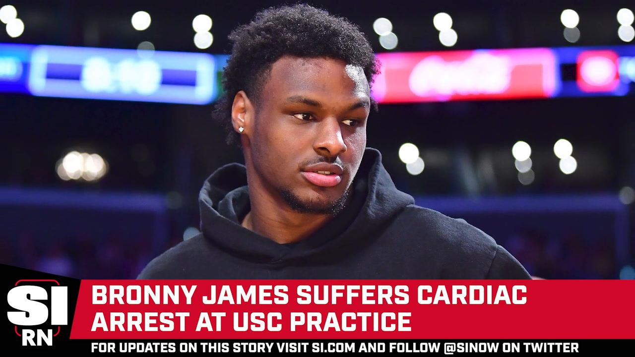 Bronny James Suffers Cardiac Arrest At USC Practice - Sports ...