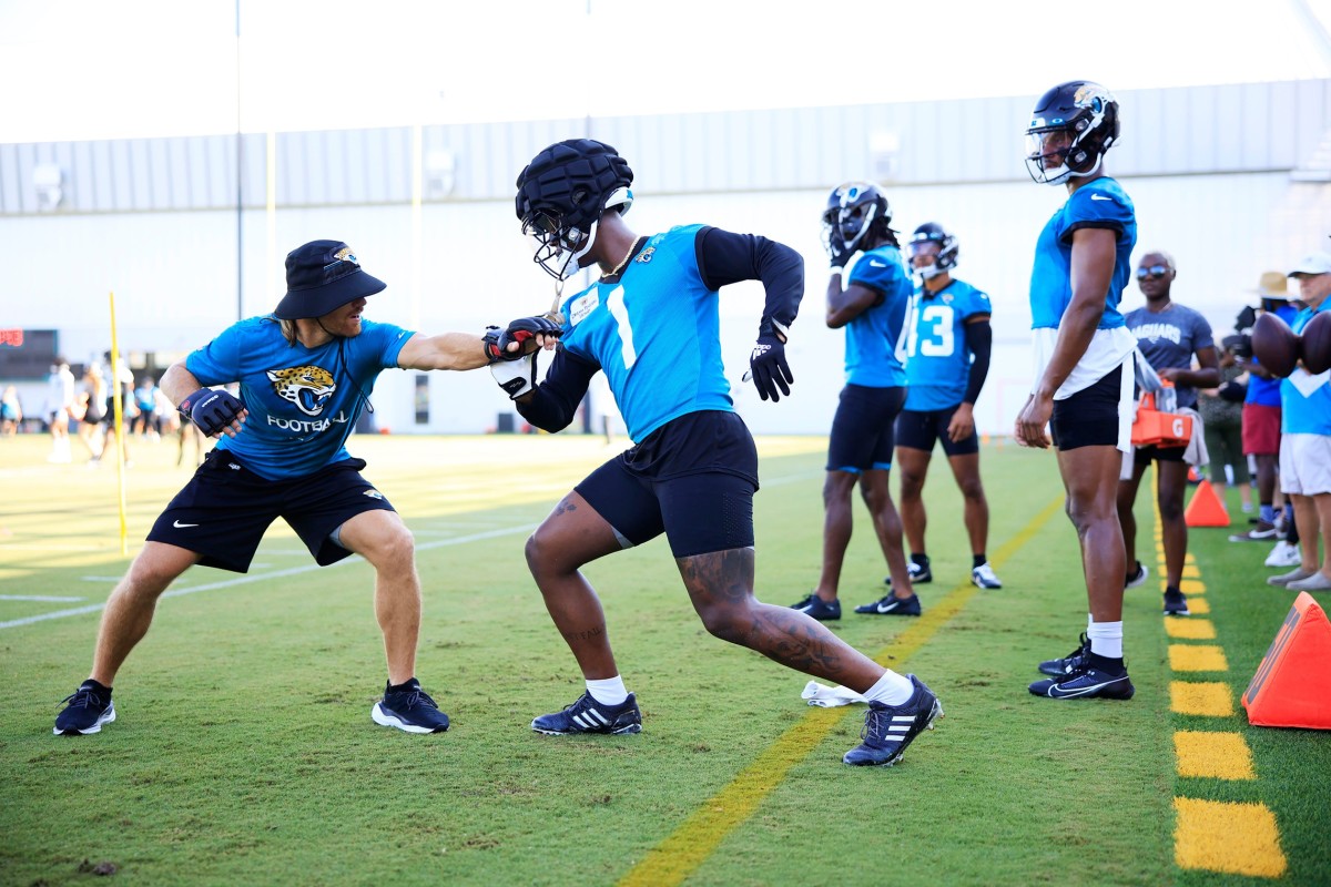 Grey skies but high energy at Friday's Jacksonville Jaguars Training Camp